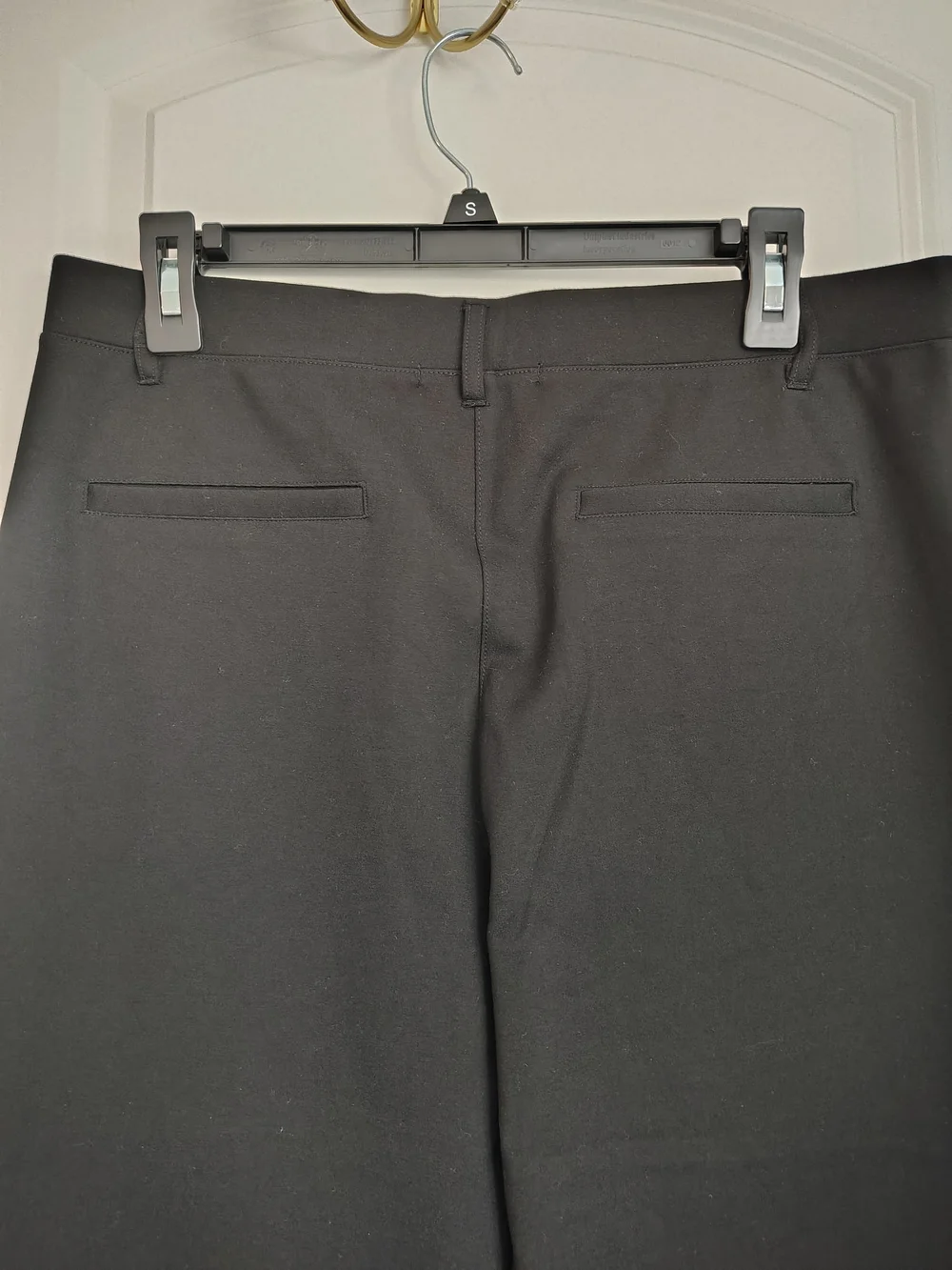 Ultra-Stretch Ponte Bootcut Black Pants Quince - Women's Size Large NWT - Picture 10 of 14